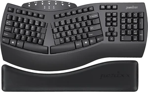 Perixx Wireless Ergonomic Keyboard with Gel Wrist Rest Bundle Perixx Wireless Ergonomic Keyboard with Gel Wrist Rest Bundle