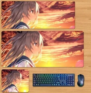 ATRI -My Dear Moments Skin mouse pad Extended Gaming Mouse Pad with Stitched Edges, Large Mouse pad with Non-Slip Rubber Base for Work & Gaming, Office & Home 300/250mm ATRI -My Dear Moments Skin mouse pad Extended Gaming Mouse Pad with Stitched Edges, Large Mouse pad with Non-Slip Rubber Base for Work & Gaming, Office & Home 300/250mm