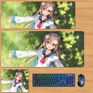 ATRI -My Dear Moments Skin mouse pad Extended Gaming Mouse Pad with Stitched Edges, Large Mouse pad with Non-Slip Rubber Base for Work & Gaming, Office & Home 300/250mm ATRI -My Dear Moments Skin mouse pad Extended Gaming Mouse Pad with Stitched Edges, Large Mouse pad with Non-Slip Rubber Base for Work & Gaming, Office & Home 300/250mm