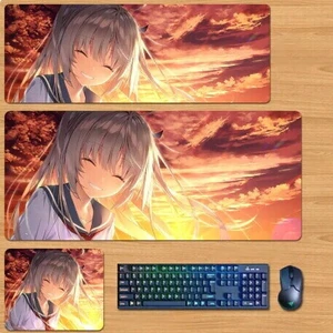 ATRI -My Dear Moments Skin mouse pad Extended Gaming Mouse Pad with Stitched Edges, Large Mouse pad with Non-Slip Rubber Base for Work & Gaming, Office & Home 300/250mm ATRI -My Dear Moments Skin mouse pad Extended Gaming Mouse Pad with Stitched Edges, Large Mouse pad with Non-Slip Rubber Base for Work & Gaming, Office & Home 300/250mm