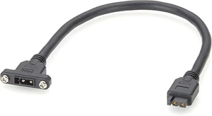 XT30 2+2 CAN Bus Extension Cable Screw Panel Mount Male to Female Shielded Power & Data Cable for CAN Network, 3D Printer, Robotics, Control Panels, Embedded Systems (0.3M/0.98FT) XT30 2+2 CAN Bus Extension Cable Screw Panel Mount Male to Female Shielded Power & Data Cable for CAN Network, 3D Printer, Robotics, Control Panels, Embedded Systems (0.3M/0.98FT)