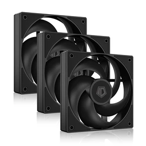 ID-COOLING AS-120-K Trio 120mm PWM Case Fans 3-Pack, Low Noise
3002,000 RPM, 58 CFM airflow, quiet operation,hydraulic bearing for long-lasting reliability.High Performance cooling ID-COOLING AS-120-K Trio 120mm PWM Case Fans 3-Pack, Low Noise
3002,000 RPM, 58 CFM airflow, quiet operation,hydraulic bearing for long-lasting reliability.High Performance cooling