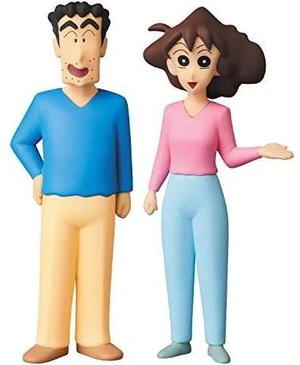 Japan Hiroshi & Misae Crayon Shin-chan Series 2 UDF Complete Figure Japan Hiroshi & Misae Crayon Shin-chan Series 2 UDF Complete Figure