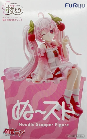 Japan Hatsune Miku Noodle Stopper Figure Sakura Miku 2025 Wink Japan Hatsune Miku Noodle Stopper Figure Sakura Miku 2025 Wink