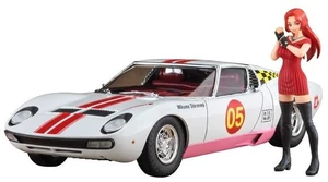 Japan 1/24 Wild Egg Girls No.05 Lamborghini Miura P400 SV Mikumo Shiranagi w/ Fi Japan 1/24 Wild Egg Girls No.05 Lamborghini Miura P400 SV Mikumo Shiranagi w/ Fi