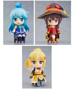 Nendoroid Swacchao! Konosuba Aqua, Megumin, Darkness 3-Figure Set Nendoroid Swacchao! Konosuba Aqua, Megumin, Darkness 3-Figure Set