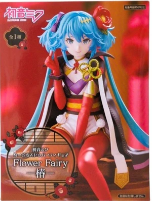 Japan Hatsune Miku Noodle Stopper Figure Flower Fairy Camellia Japan Hatsune Miku Noodle Stopper Figure Flower Fairy Camellia