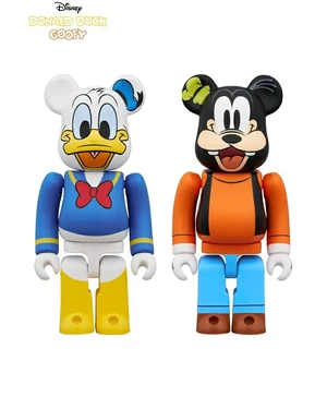 Japan BE@RBRICK Donald Duck & Goofy 2PCS Set Japan BE@RBRICK Donald Duck & Goofy 2PCS Set