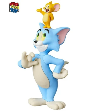 Japan UDF Tom and Jerry Classic Color Ver. Jerry on Tom's Head Japan UDF Tom and Jerry Classic Color Ver. Jerry on Tom's Head