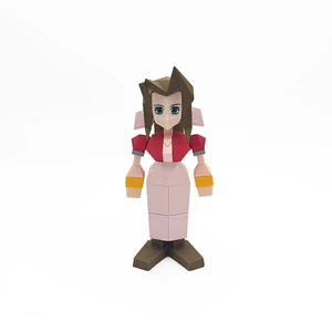 Aerith Gainsborough Final Fantasy VII Polygon Sofubi Figure Aerith Gainsborough Final Fantasy VII Polygon Sofubi Figure