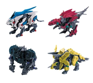 Zoids Wild Assemble Models Set of 4 Zoids Wild Assemble Models Set of 4