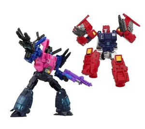 Transformers Age of the Prime AOTP-EX Spinister vs Autobot Topspin Transformers Age of the Prime AOTP-EX Spinister vs Autobot Topspin