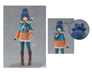 figma Rin Shima w/ Bear Bun Hair Parts (Laid-Back Camp) figma Rin Shima w/ Bear Bun Hair Parts (Laid-Back Camp)