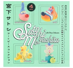 Japan Satoshi Miyashita Art Piece Collection Complete 4-Type Set Japan Satoshi Miyashita Art Piece Collection Complete 4-Type Set
