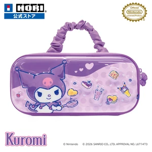 Japan HORI Pukukuru Hybrid Pouch for Nintendo Switch 2 Kuromi Japan HORI Pukukuru Hybrid Pouch for Nintendo Switch 2 Kuromi