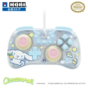 Japan HORIPAD TURBO Mini for Nintendo Switch 2 Cinnamoroll Japan HORIPAD TURBO Mini for Nintendo Switch 2 Cinnamoroll