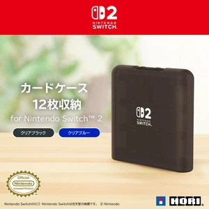 Japan HORI Card Case 12 for Nintendo Switch 2 Clear Blue Japan HORI Card Case 12 for Nintendo Switch 2 Clear Blue