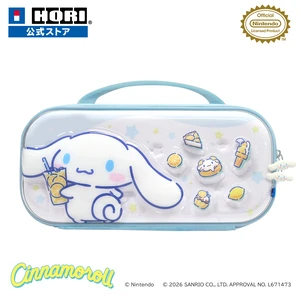 Japan HORI Cinnamoroll Pukuku Hybrid Pouch for Nintendo Switch 2 Japan HORI Cinnamoroll Pukuku Hybrid Pouch for Nintendo Switch 2