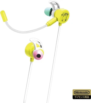 Japan Gaming Headset In-Ear with Mixer for Nintendo Switch Pikachu - POP Japan Gaming Headset In-Ear with Mixer for Nintendo Switch Pikachu - POP