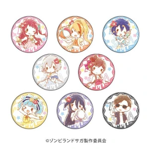 Zombie Land Saga GraffArt Summer ver. Can Badge 8-Piece BOX Zombie Land Saga GraffArt Summer ver. Can Badge 8-Piece BOX