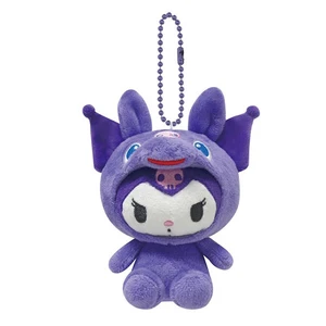 Kuromi Ball Chain Mascot Plush Rody x Sanrio Characters