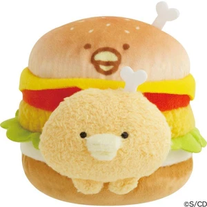 Chikip Dancers Burger Plush Bone Chicken Chicken Tomato Burger