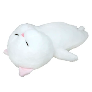 Stick-Like Cat Plush L White