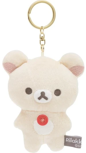 Korilakkuma Plush Keychain Mascot - New Basic Rilakkuma Korilakkuma Plush Keychain Mascot - New Basic Rilakkuma