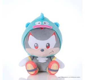 Japan Shadow x Hangyodon Plush M: SONIC & FRIENDS Sanrio Characters Japan Shadow x Hangyodon Plush M: SONIC & FRIENDS Sanrio Characters