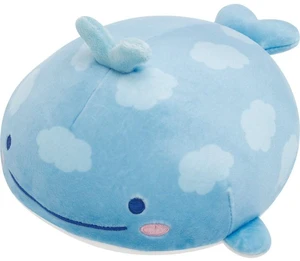 Jinbesan Super Mochi Mochi Plush S - Lost Whale & Balloon Fish