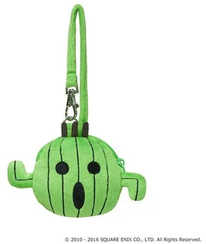 Japan Final Fantasy XIV Cactuar Plush Pouch