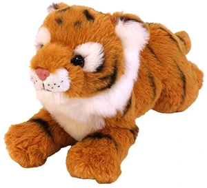 Wild Life Animals Fluffy Plush Tiger (Crawling) Wild Life Animals Fluffy Plush Tiger (Crawling)