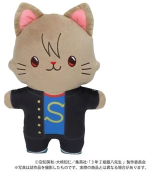 Japan Sougo Okita Ginpachi-sensei withCAT Flat Plush with Eyemask