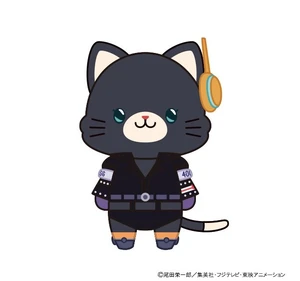 Japan ONE PIECE Egghead Arc with CAT Eye Mask Plush Keychain Robin Japan ONE PIECE Egghead Arc with CAT Eye Mask Plush Keychain Robin