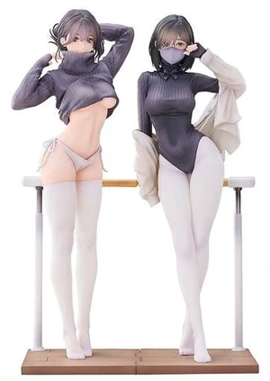 Japan Guitar Meimei & Shokyu-sensei Dance Classroom Set Complete Figure