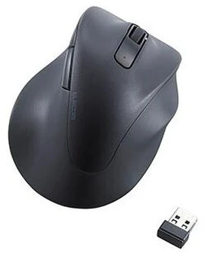 Japan ELECOM M-XGL30DBSKBK Black Wireless Mouse Silent 2.4GHz 5-Button L Black