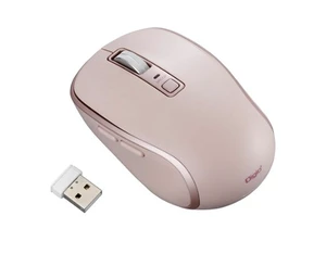 Japan Nakabayashi Wireless Silent 5-Button BlueLED Mouse Pink MUSRKF216P