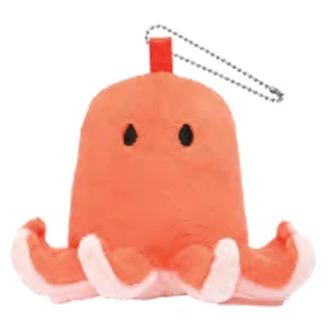 Octopus Wiener WIK-2-01 Plush Keychain Realistic Food Sausage Motif Octopus Wiener WIK-2-01 Plush Keychain Realistic Food Sausage Motif