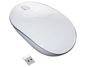 Japan Nakabayashi MUS-RKT153NW White FLATTY Wireless BlueLED Mouse