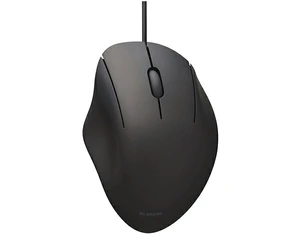 Japan ELECOM Wired 3-Button Mouse M Size Black