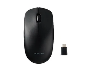 Japan ELECOM M-LE10DRCBK Wireless Mouse 2.4GHz 3-Button Type-C Japan ELECOM M-LE10DRCBK Wireless Mouse 2.4GHz 3-Button Type-C
