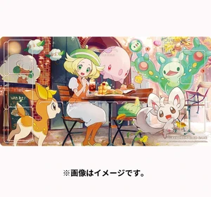 Pokemon Card Game Lyra Rubber Play Mat US Import Fees Included