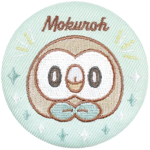 Pokepisu Pokemon Rowlet Can Badge US Import Fees Included