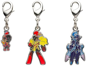 Japan Pokemon National Pokodex Metal Charm 935 936 937 US Import Fees Included
