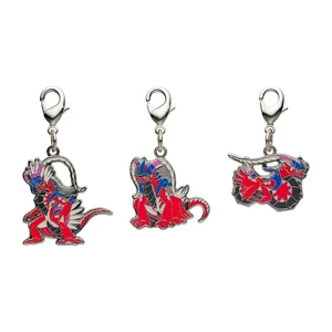 Japan Pokemon National Pokedex Metal Charm 1007 US Import Fees Included