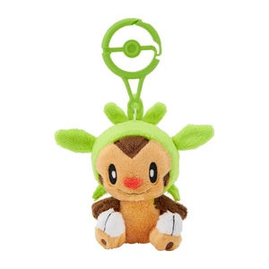 Japan Pokemon Chespin with Carabiner Plush Keychain US Import Fees Included