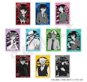 Paint Lact Detective Conan Monochrome Ver. Trading Card Set of 10 US DUTY PAID