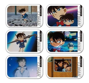 Movic Case Closed Memorial Square Can Badge Collection Vol. 1 Ending Box of 6