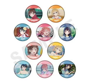 coly Rent-a-Girlfriend Trading Scene Can Badge Set of 10 US Import Fees Included