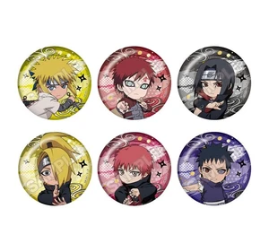 GRANUP Naruto Shippuden Battle Vol. 2 Can Badge Box of 6 US Import Fees Included